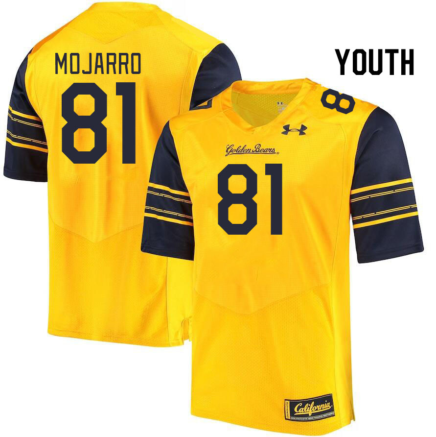 Youth #81 Elijah Mojarro California Golden Bears College Football Jerseys Stitched Sale-Gold